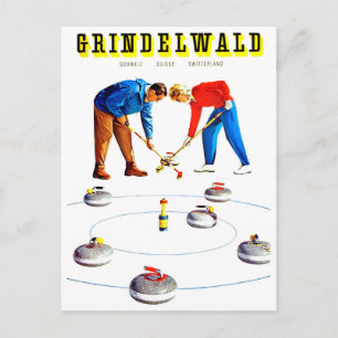 Grindelwald, recreatie, sport, Zwitserland Briefkaart
