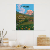 Grindelwald Suisse Affiche de voyage (Cuisine)