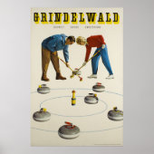Grindelwald, Zwitserland, reisposter Poster (Voorkant)