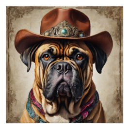 Gringo de Bullmastiff Perfect Poster