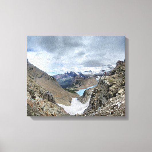 Grinnell Glacier Overlook Detail - Glacier Canvas Afdruk (Voorkant)