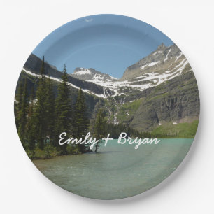 Grinnell Lake in Glacier National Park Papieren Bordje
