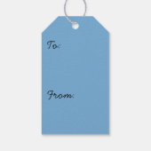 Grinnell Lake in het Nationaal Park Glacier Cadeaulabel (Achterkant)