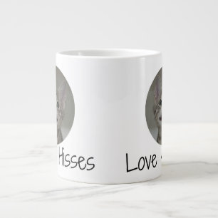 Grinnin' Francois op een gigantische mok