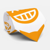 Grinning Emoji Cat Stropdas (Opgerold)