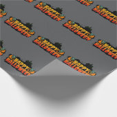 Grinning Ghouls, Haunted Halloween Cadeaupapier (Hoek)