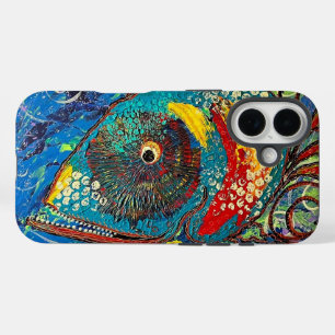 Grinning Grouper iPhone case