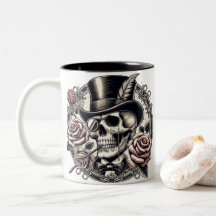 Grinning Skull in Top Hat