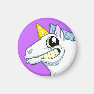 Grinning Unicorn Magnet Magneet