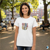 Grins pour T-shirts Gold Funny
