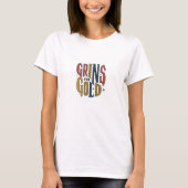 Grins pour T-shirts Gold Funny (Devant)