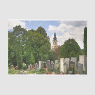 Grinzinger Friedhof, Wien Österreich Tissuepapier