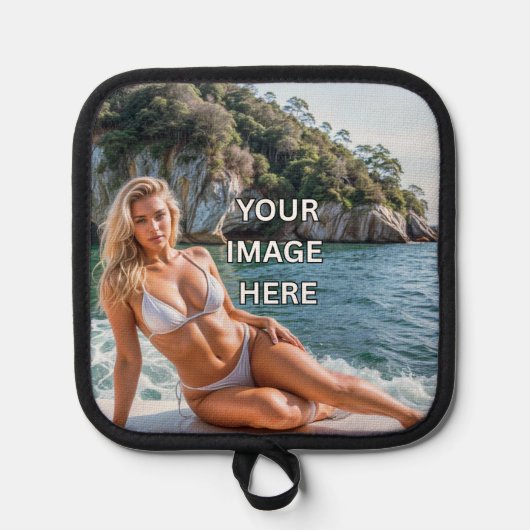 GRIP! 🧤 Custom Pot Holder – No Slip Pannenlap (Voorkant)