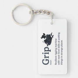 Grip Definitie - Film Crew Sleutelhanger