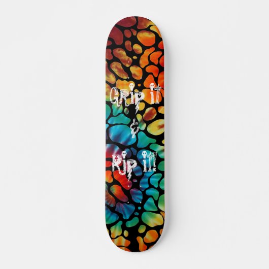 Grip het & Rip het Skateboard (Voorkant)
