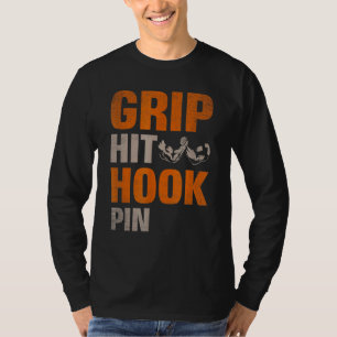 Grip Hook Pin Arm Wrestler Arm Wrestling Champ T-shirt