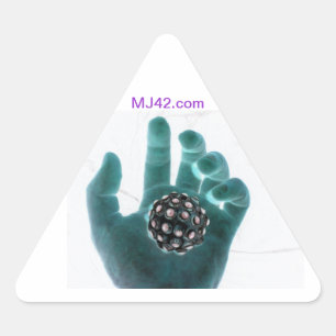 Grip krijgen op perceptie driehoek sticker