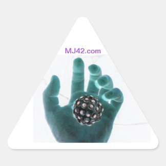 Grip krijgen op perceptie driehoek sticker