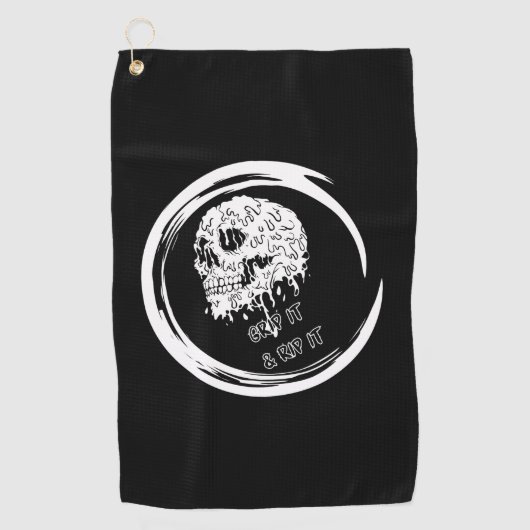 Grip op IT & Rip IT-handdoek Golfhanddoek (Voorkant)