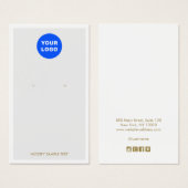 Gris Ajouter un logo Bordure blanche Porte d'écran (Devant & derrière)