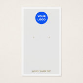 Gris Ajouter un logo Bordure blanche Porte d'écran (Devant)