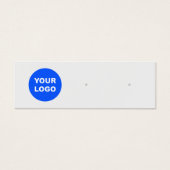 Gris Ajouter Votre Logo Costume Écouteur Carte d'a (Devant)