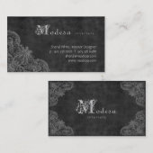 Gris antique de design d'intérieur de carte de (Devant / Derrière)