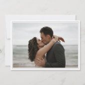 Gris Arc Mariage Photo Love & Merci (Dos)