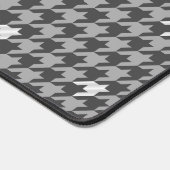 Gris aux accents d'argent Houndstooth (Coin)