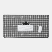 Gris aux accents d'argent Houndstooth (Clavier et souris)