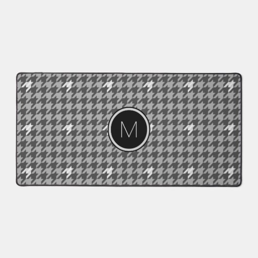 Gris aux accents d'argent Houndstooth (Recto)