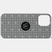 Gris avec Coque -Coque d'accentuation d'argent (Verso / Droite)