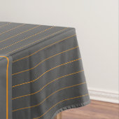Gris avec nappes à rayures orange (In Situ)