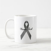 Gris Awareness Ribbon Mugs (Gauche)