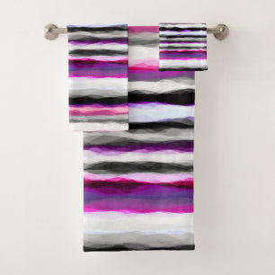 Gris, blanc et rose Abstrait