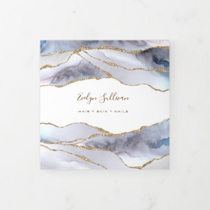 Gris bleu Agate triple Brochure