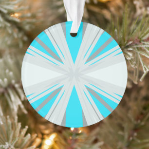 Gris Bleu Blanc hiver Noël Étoile de neige