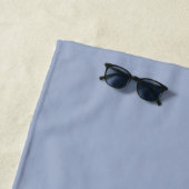 Gris Bleu et Vert Gris Serviette de plage (En situation)