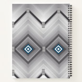 Gris Carnet spirale (Dos)