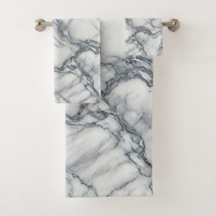 Gris chic et aspect marbre blanc Glamour