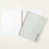gris clair minimaliste monogramme (Devant avec enveloppe)