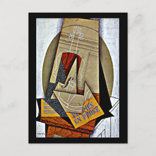 Gris - Compositie met Viool Feestdagenkaart