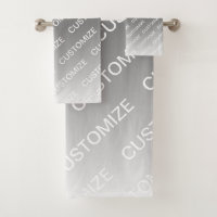 Gris (couleur changeable) Ombre & Motif de texte