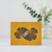 Gris Créature - Carte Postale Fractée (Debout devant)