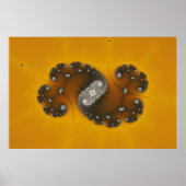 Gris Créature - Poster Fractal (Devant)