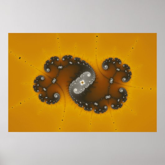 Gris Créature - Poster Fractal (Devant)