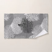 Gris d'argent / Gris (Serviette à main)