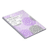 Gris de lavande de livre d'invité de Fête de la (Côté Droit)