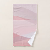 Gris dégradé violet nom abstrait (Serviette à main)