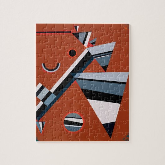 Gris door Kandinsky Abstract schilderen Moderne Ku Legpuzzel (Verticaal)